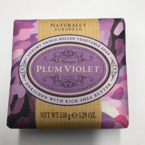 Naturally European Plum Violet luxury soap