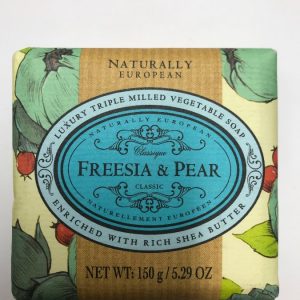 Naturally European Freesia & Pear luxury soap