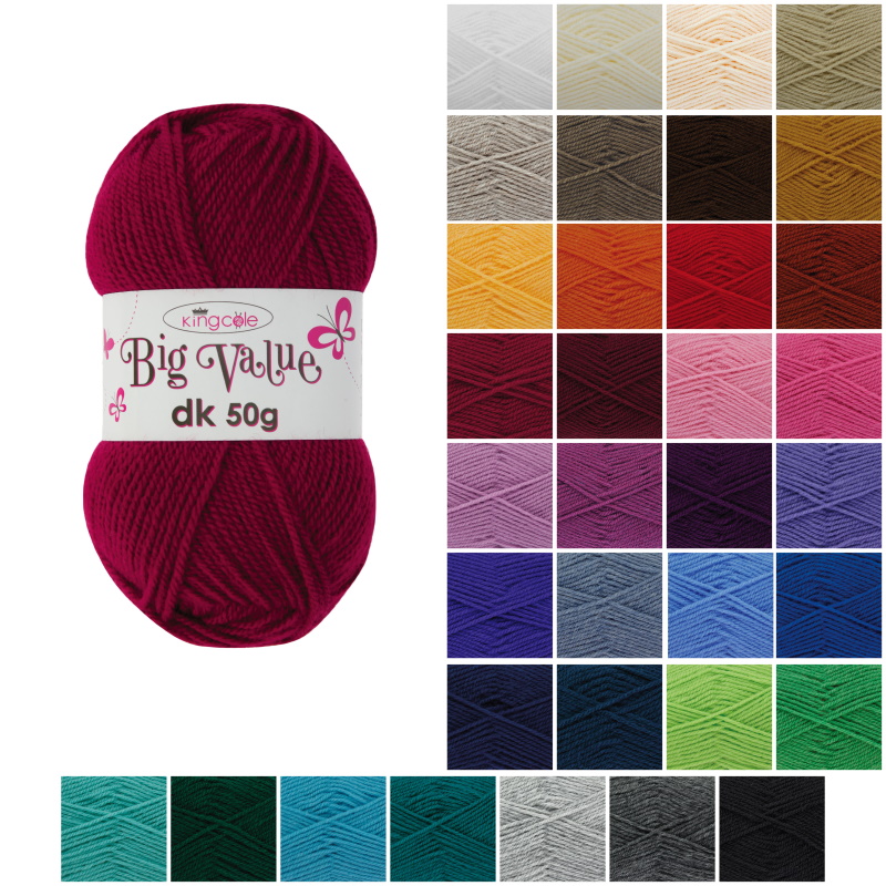 King cole big value best sale dk 50g