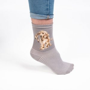 Wrendale Socks – Grey ‘HOPEFUL’ SOCKS