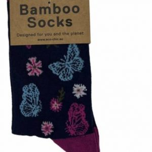 Bamboo Socks Eco Chic – Navy Monarch