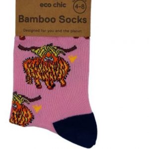 Bamboo Socks Eco Chic – Pink Highland