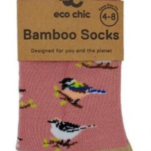 Bamboo Socks Eco Chic – Pink Birds