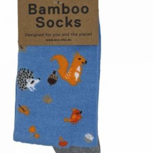 Bamboo Socks Eco Chic – Blue Woodland