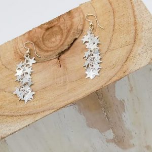 Earrings – Silver Stars