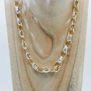 Multi Link Chain Necklace – Gold & Silver