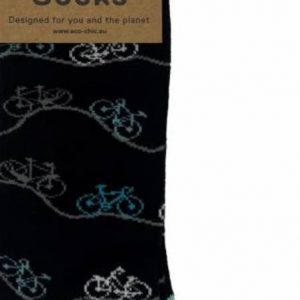 Bamboo Socks Eco Chic – Black Bikes