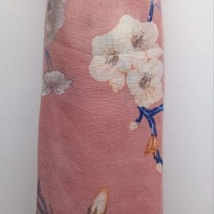 Equilibrium Ladies Scarf – Dusty Pink Floral